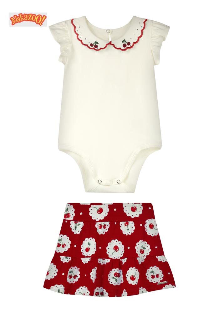 CONJUNTO M.COTTON FORTY/M.NIKK GB DOCURA VERMELHO - FEMININO