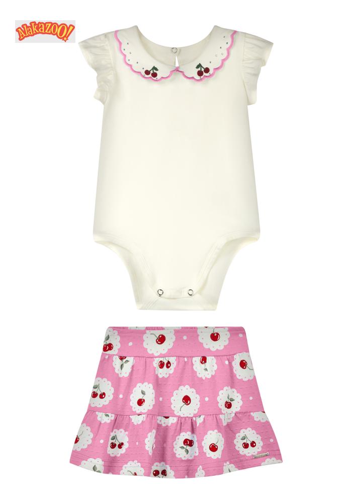 CONJUNTO M.COTTON FORTY/M.NIKK PB DOCURA ROSA - FEMININO