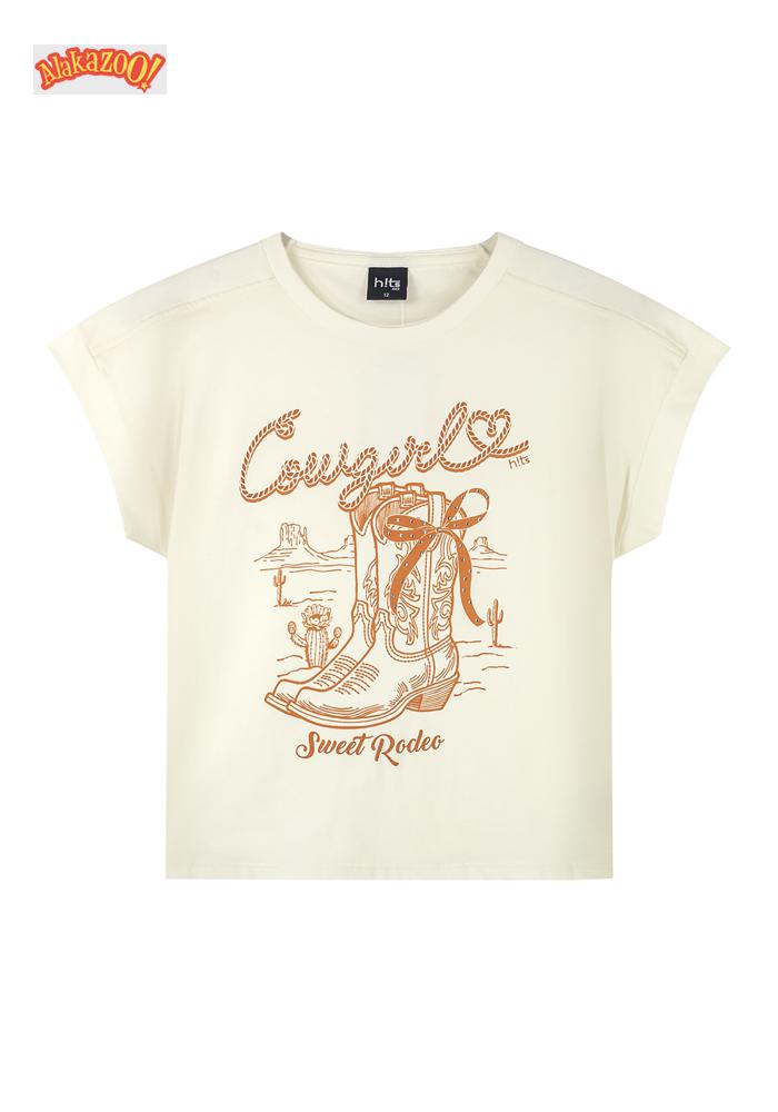BLUSA MEIA MALHA PENTEADA 10 BRANCO OFF WHITE - FEMININO