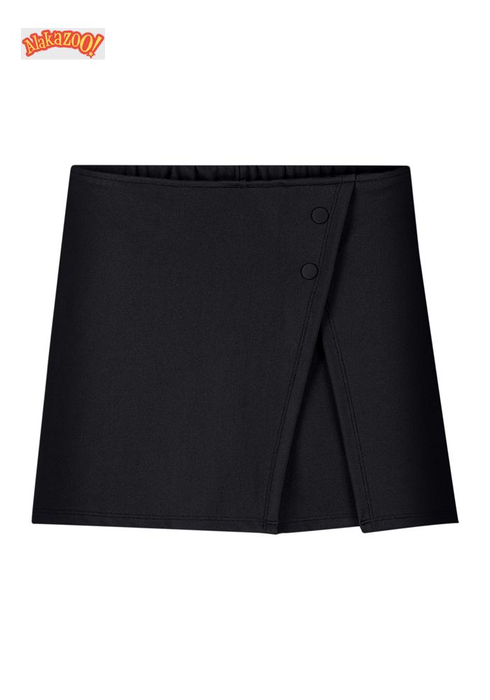 SHORTS SAIA MALHA DIAGONAL VEN 14 PRETO - FEMININO