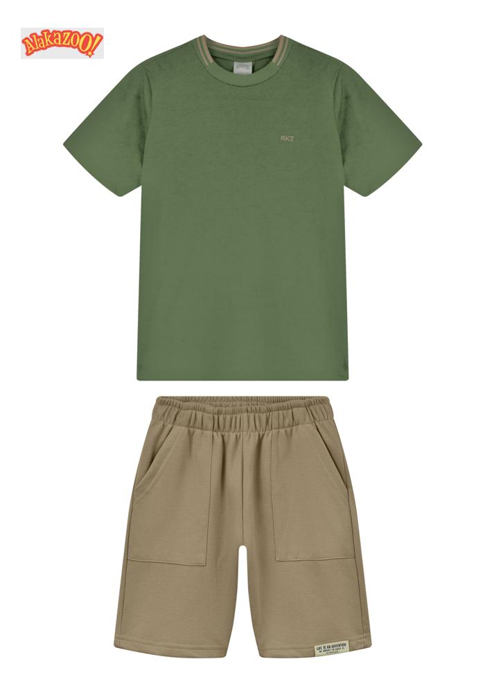 CONJUNTO M.M.PENT/MOLETOM APOL 08 VERDE NATIVE - MASCULINO