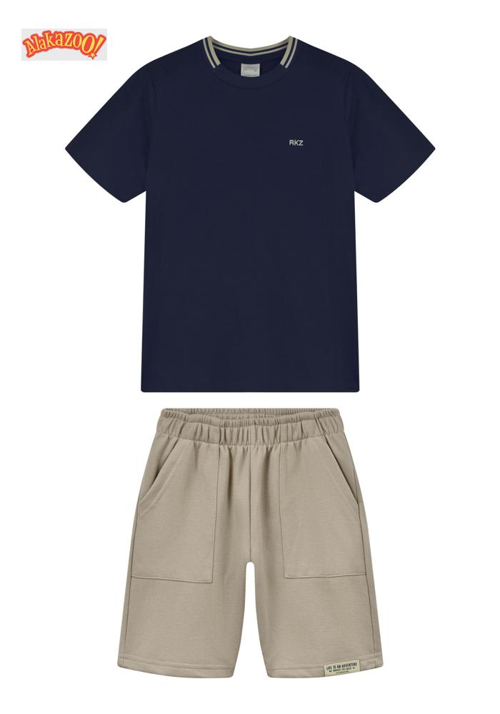 CONJUNTO M.M.PENT/MOLETOM APOL 06 MARINHO ACTION - MASCULINO