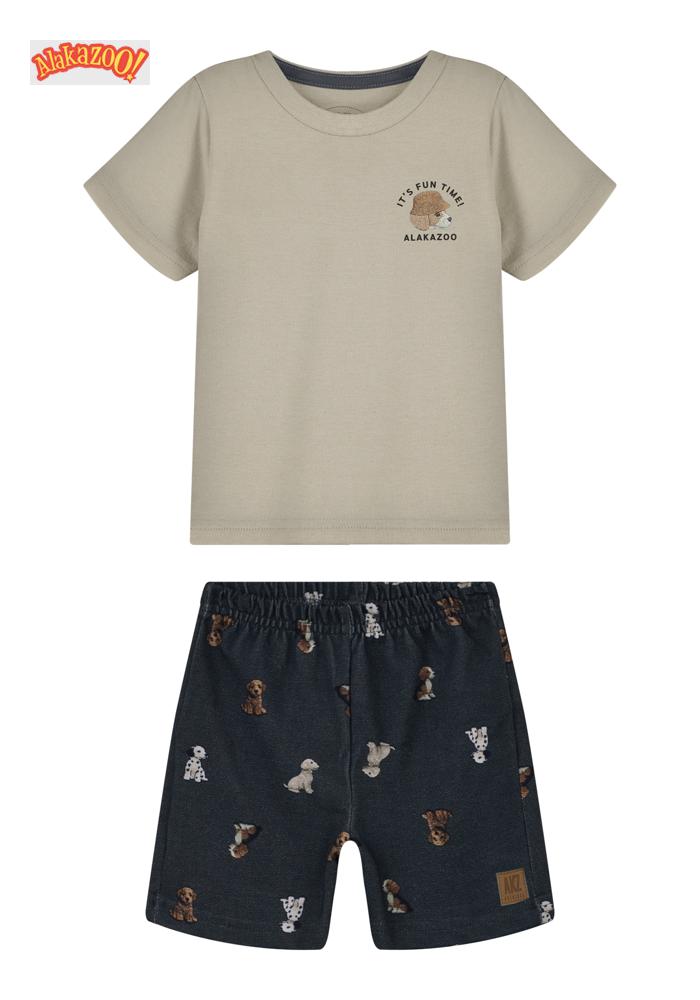 CONJUNTO M.M.PENT/MOLETOM STRO GB DOGS CINZA - MASCULINO