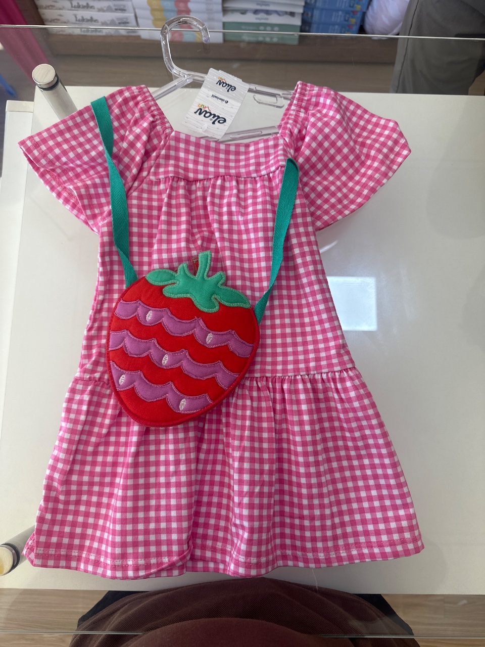 VESTIDO COM BOLSA FEMININO INFANTIL (GR 01/03) - 232387