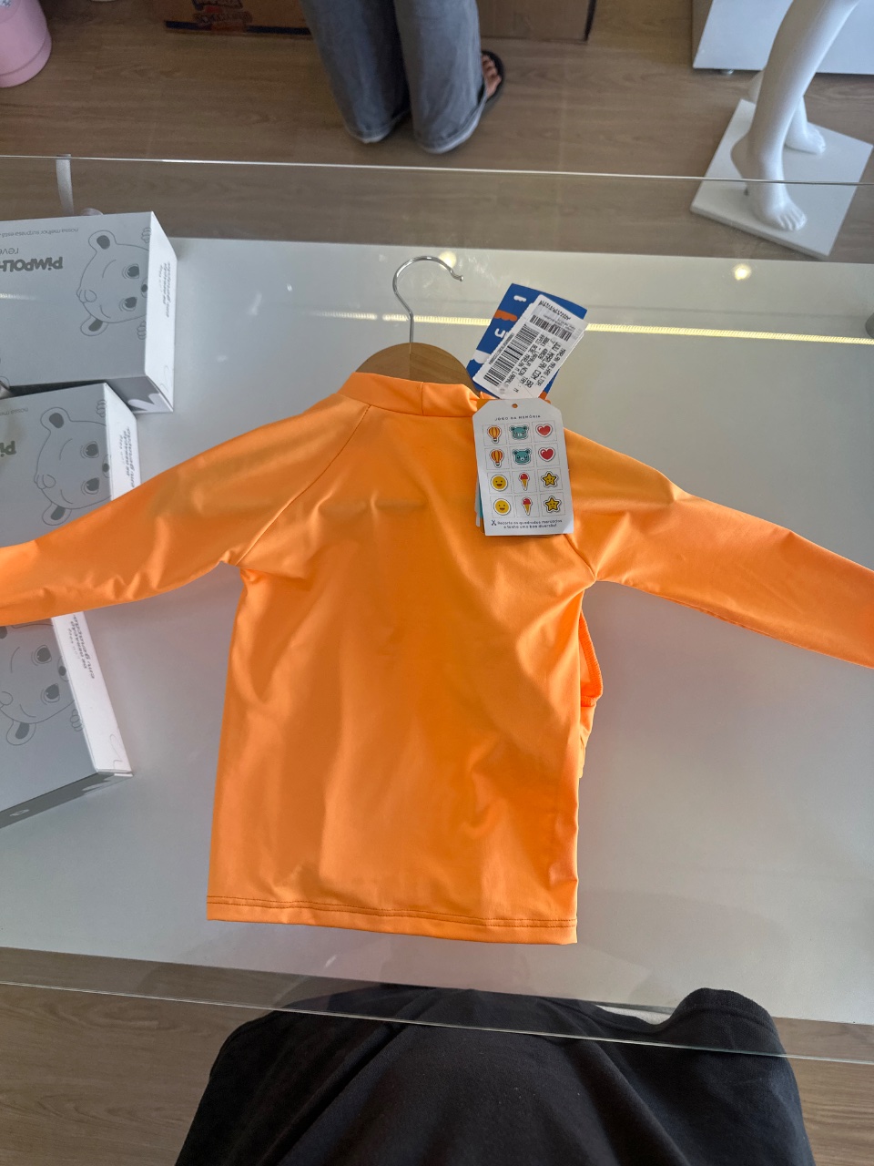 CHAPEU BEBE MARLAN M LARANJA NEON