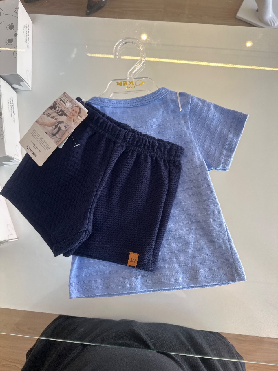 CONJUNTO M.NEW AMS/MOLETOM APO PB AZUL TIME - MASCULINO