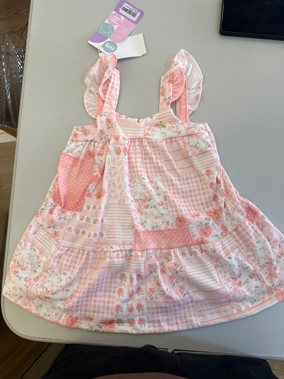 VESTIDO INFANTIL MILLI&NINA 03 ROSA ACONCHEGO
