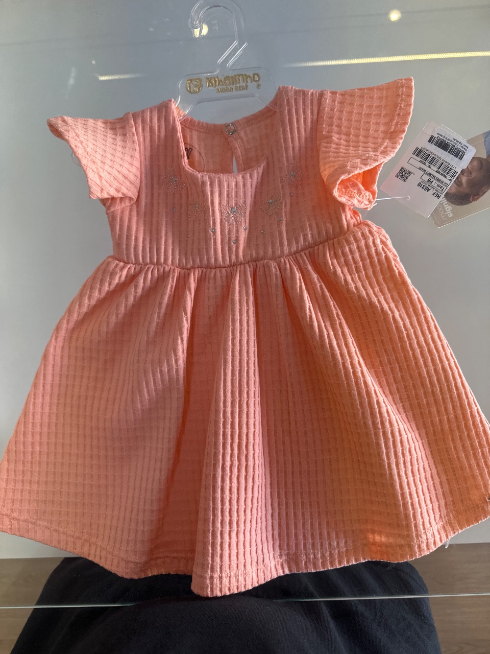 VESTIDO MALHA WAFFLE PB SALMAO SUAVE - FEMININO