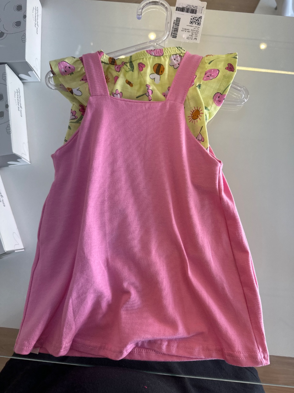 VESTIDO COM BLUSA FEMININO INFANTIL (GR PB/GB) - 211724