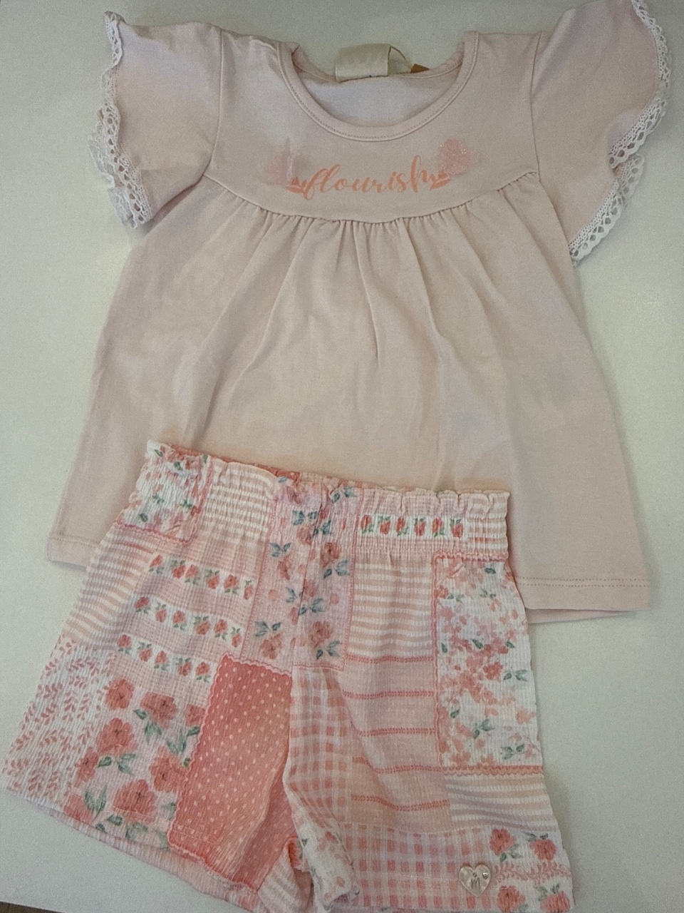 CONJUNTO INFANTL MILLI&NINA 01 OFF WHITE