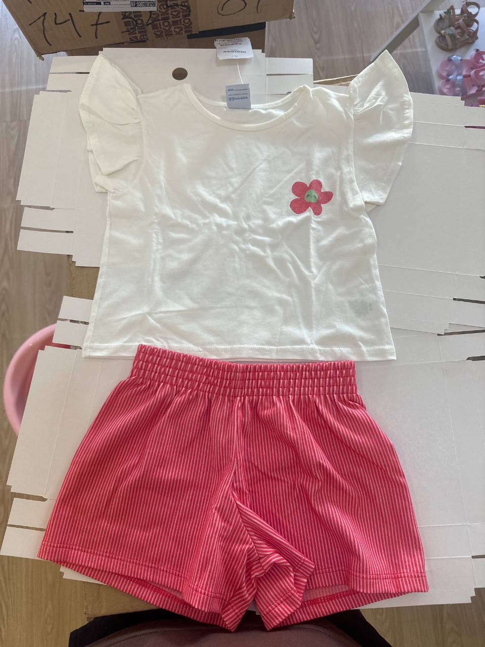 CONJUNTO BLUSA/SHORTS Cor 01739 Tam 4