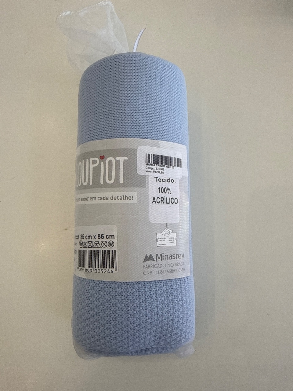 MANTA TRICOT ABB LT