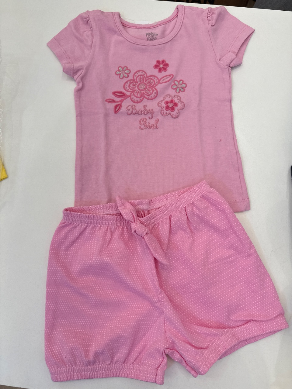 CONJ COTTON E M.MALHA COLLOR - BEBE P/M/G