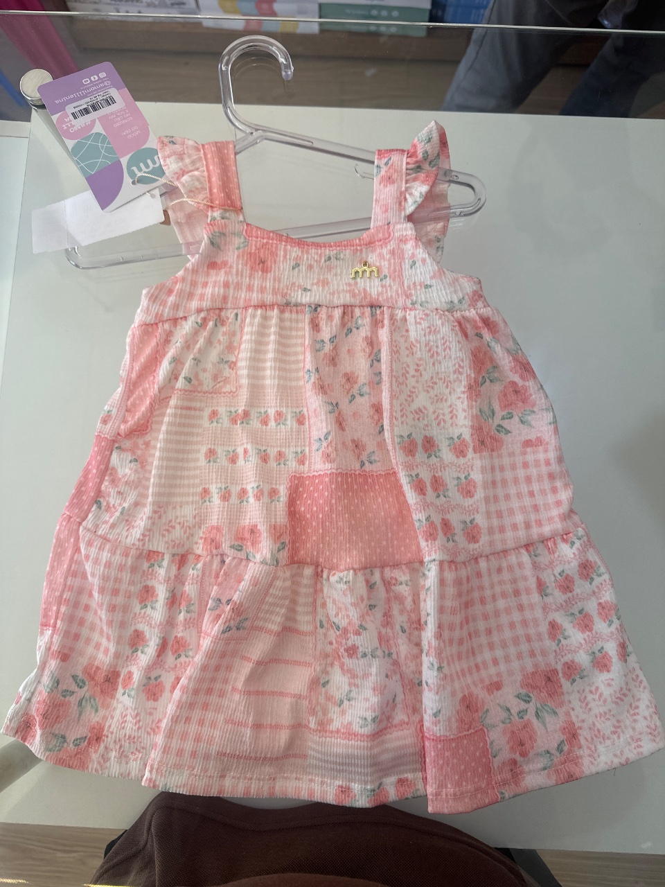 VESTIDO INFANTIL MILLI&NINA 02 ROSA ACONCHEGO