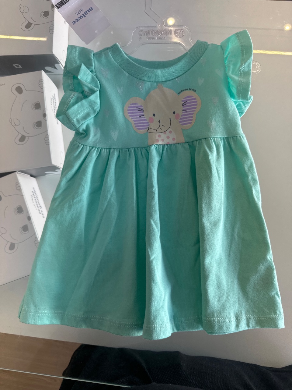 VESTIDO CURTO(A) RODADO(A) Cor 00064 Tam 6M