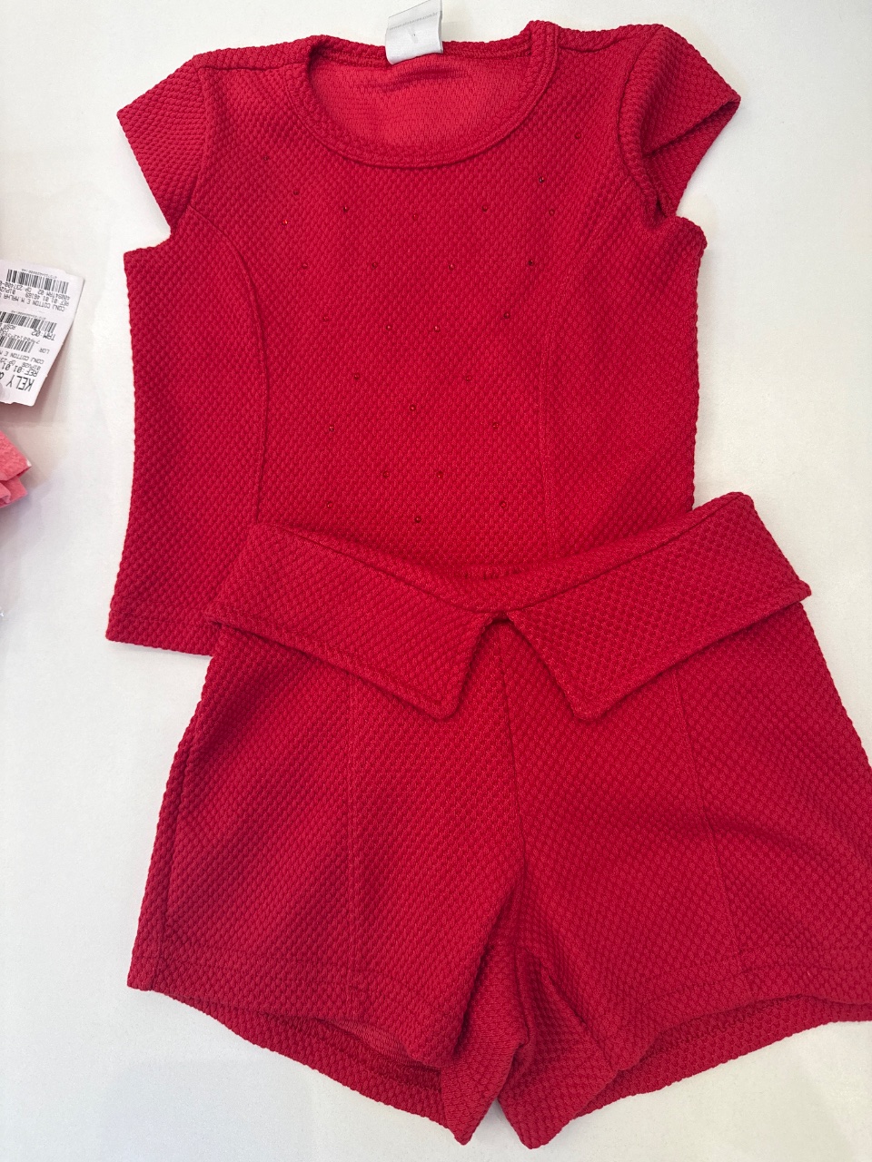 CONJUNTO MALHA SOFT TECH 02 VERMELHO NATTY - FEMININO