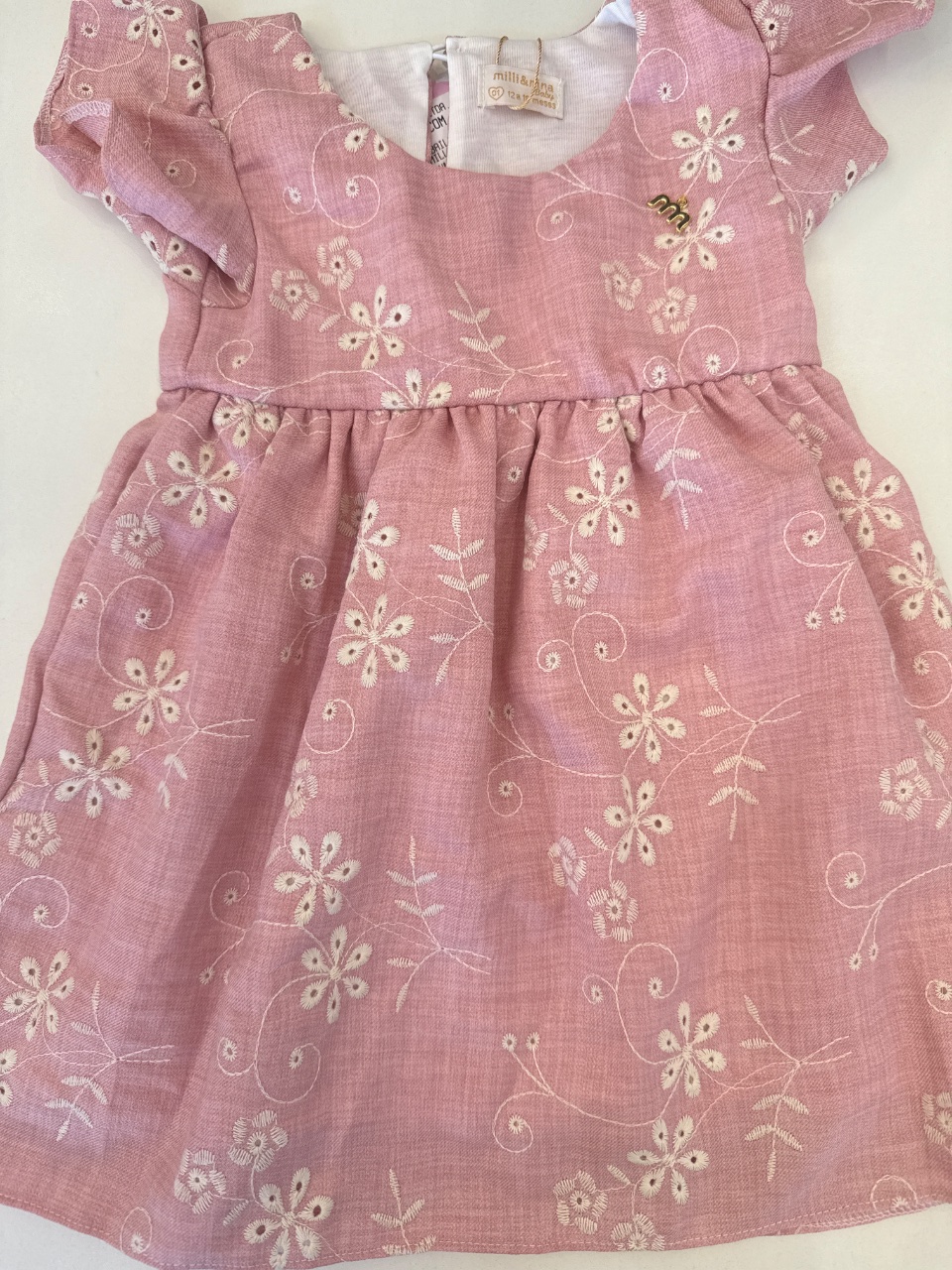 VESTIDO BEBE MILLI&NINA BABY 01 ROSA BAILARINA