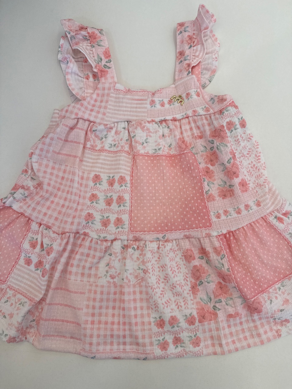 VESTIDO INFANTIL MILLI&NINA 01 ROSA ACONCHEGO