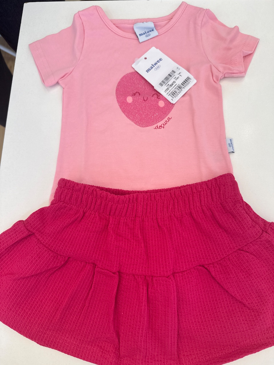 CONJUNTO BLUSA/SAIA Cor 01651 Tam 1