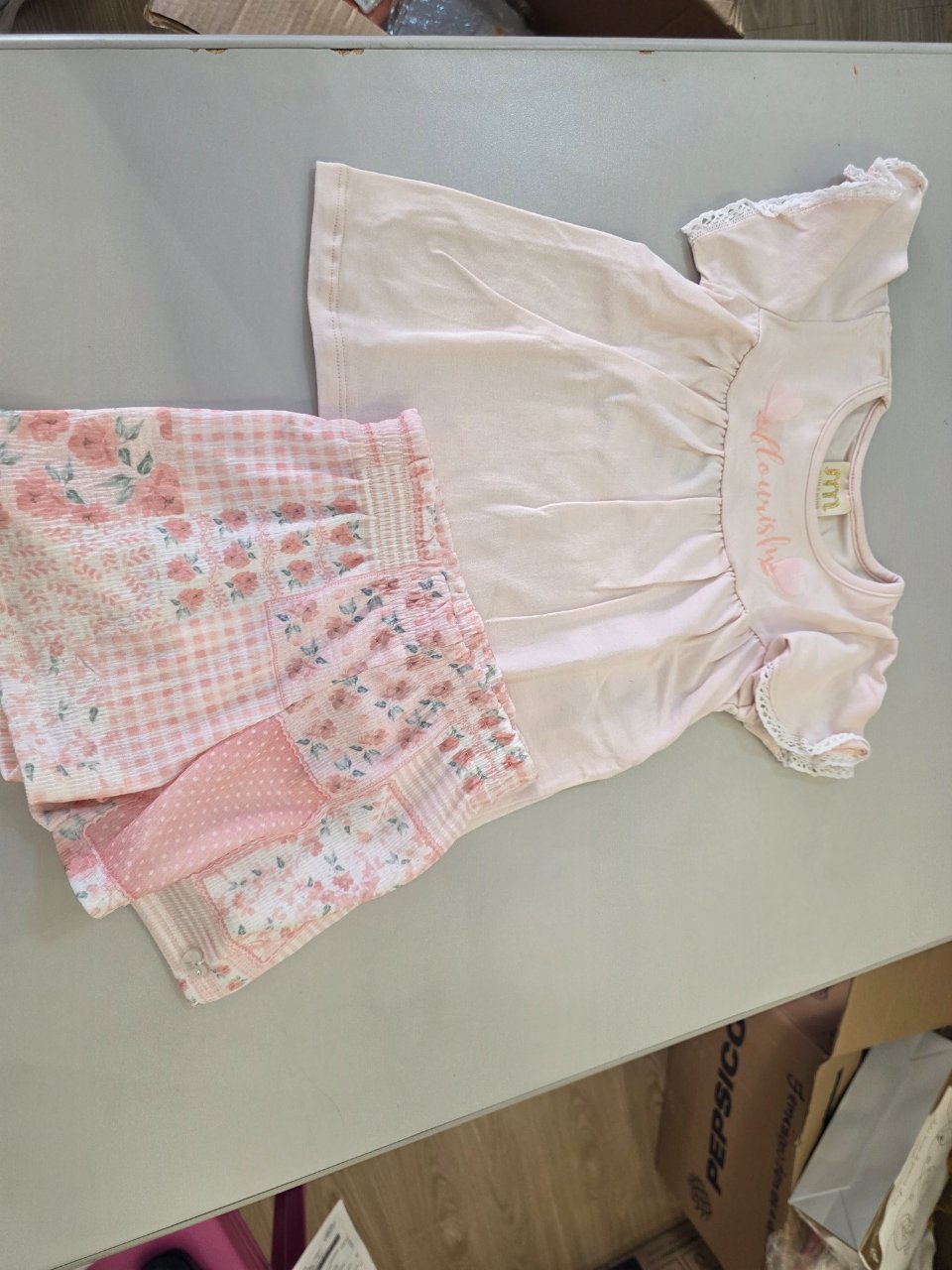 CONJUNTO INFANTL MILLI&NINA 02 ROSA DOCURA
